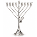 חנוכיית חב״ד | כסף טהור 51 ס״מ