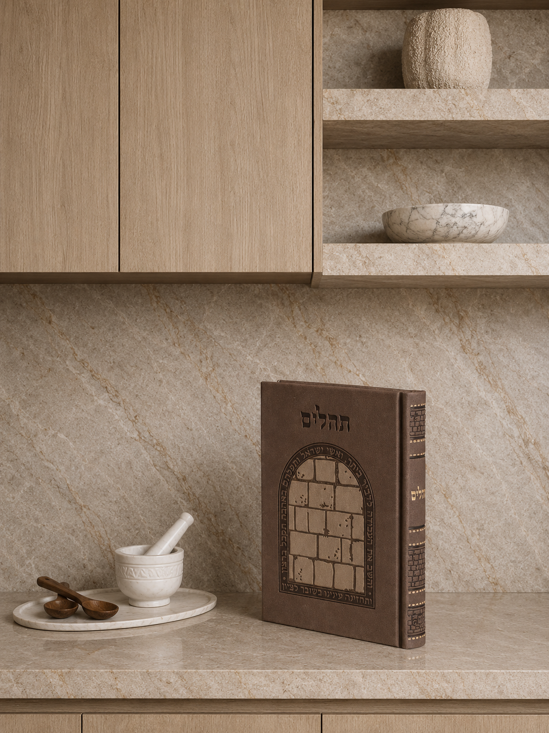 תהילים דמוי עור – דגם כותל