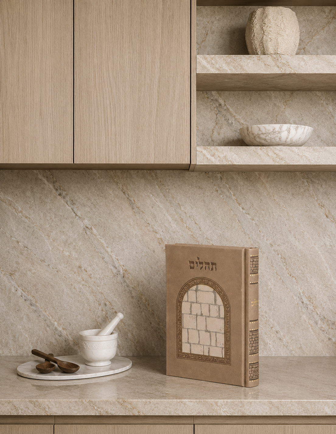 תהילים דמוי עור – דגם כותל