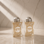 02 סט מלח פלפל קריסטל פלקט